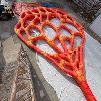 Ballon géant gonflable en forme de couronne sur le thème de la forêt tropicale, taille personnalisable, pour décoration de boîte de nuit, fête ou parc