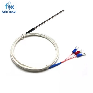 Sonde de température étanche <span class=keywords><strong>PT100</strong></span> RTD à 3 fils en acier inoxydable avec câble pour contrôleurs PID <span class=keywords><strong>Arduino</strong></span> DIY et contrôle de processus - Product Image 5