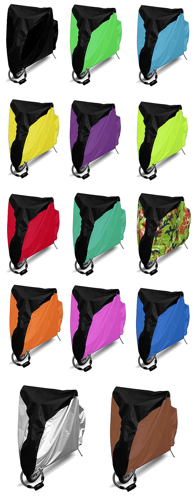 L XL Motor Waterproof Equipment Covers UV Protector Outdoor Bike Cover Waterproof