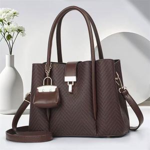 Bolsos Tote con Patrón Geométrico de Moda, Bolso de Mano de Cuero PU Impermeable para Regalo del Día de la Madre - Product Image 6