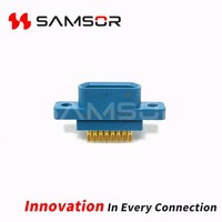 Conector Rectangular de Soldadura Micro-D J30-15ZKSL con Carcasa de Plástico, Serie J30, para Vehículos No Tripulados