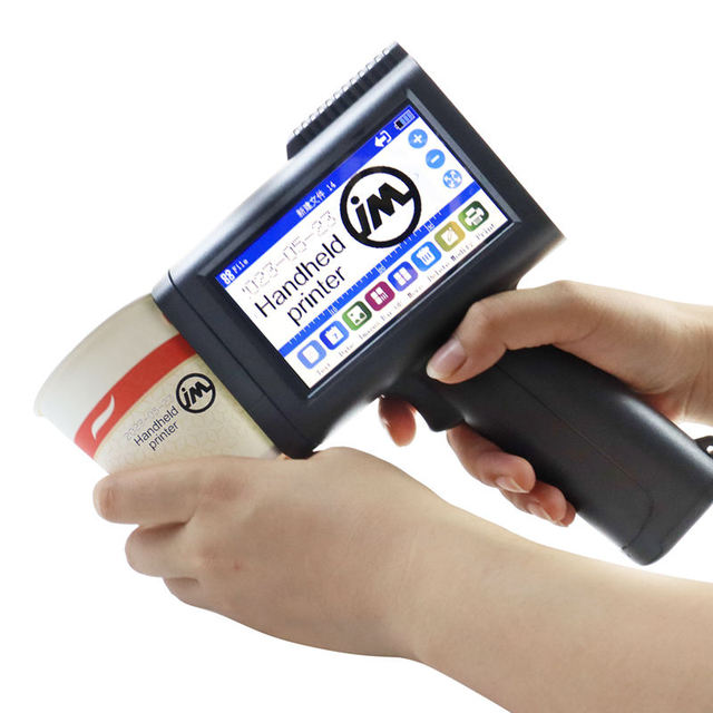 automatic Portable Printer Marker Inkjet Logo-bar Code Hand Held Usb Barcode Expiry Date Handheld Inkjet Printer