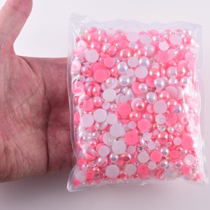 Oleeya Lots en gros de décorations pour vêtements en résine, strass et perles, et de pierres à ongles scintillantes à coller (flatback) pour le bricolage - Product Image 5