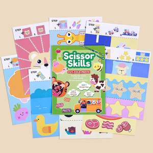 Libro de Actividades con Pegatinas para Recortar y Pegar, Set de Manualidades para Crear Animales, para Niños Mayores de 3 Años - Product Image 2