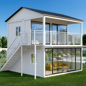 Casa Container Prefabbricata Moderna con Struttura in Acciaio, Spazio Abitativo Modulare Espandibile, Casa Mobile - Product Image 1