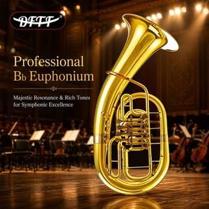 Euphonium Cinese di Alta Qualità OEM Tianjin con Tono Bb, Ottone, Foro da 15mm, Campana da 285mm, Modello TFEP-1111 - Product Image 5