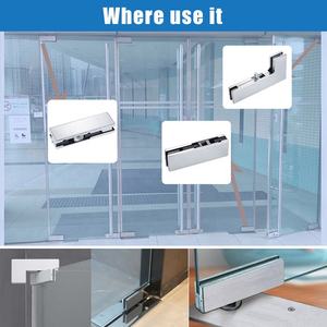 पेशेवर निर्माता ग्लास हार्डवेयर पैच फिटिंग Frameless कांच दरवाजा धारक ग्लास फिटिंग - Product Image 4