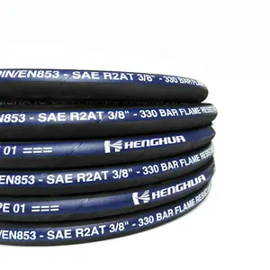 Super Long Service Life Air Oil Water Gas Fuel Hose Excavator Hydraulic Rubber Hose Pipes High Pressure Hoses assembly