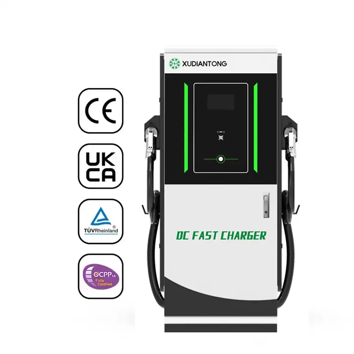 XUDIANTONG Carro 380V CCs Chademo Gbt Ev Dc Pilha de Carregamento Móvel Ccs2 Certificado de Carro Fast DC Carregador rápido 120kw