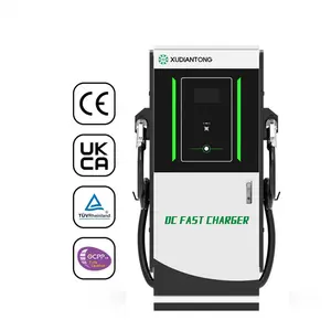 سيارة كهربائية من XUDIANTONG بقدرة 380 فولت CCs Chademo Gbt تيار مستمر شاحن سيارة سريع بتيار مستمر شاحن سريع للسيارة بقدرة 120 كيلو وات