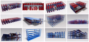 Système de plancher en mezzanine, système de rayonnage à plusieurs niveaux, plancher en mezzanine en acier, système de rayonnage en mezzanine, plateforme industrielle en mezzanine - Product Image 5