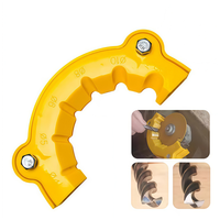 Outil d'affûtage et de polissage pour forets de 4 à 12 mm, accessoire de meulage multifonction pour meuleuse d'angle, outil de bricolage à domicile, entretien