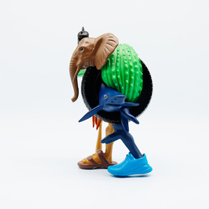 Douyin Viral Tung Tung Sahur Ensemble <span class=keywords><strong>de</strong></span> figurines amusantes PVC Abstrait Arbre Grenouille Requin Monstre Décor <span class=keywords><strong>de</strong></span> bureau Modèle Jouet à collectionner en gros - Product Image 5