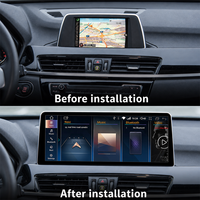Multimedia Mobil Android 13 10,25 inci untuk BMW X1 F48/F49 8+128GB Wireless CarPlay Android Auto DSP 1920x720 Anti-silau dengan GPS Nav