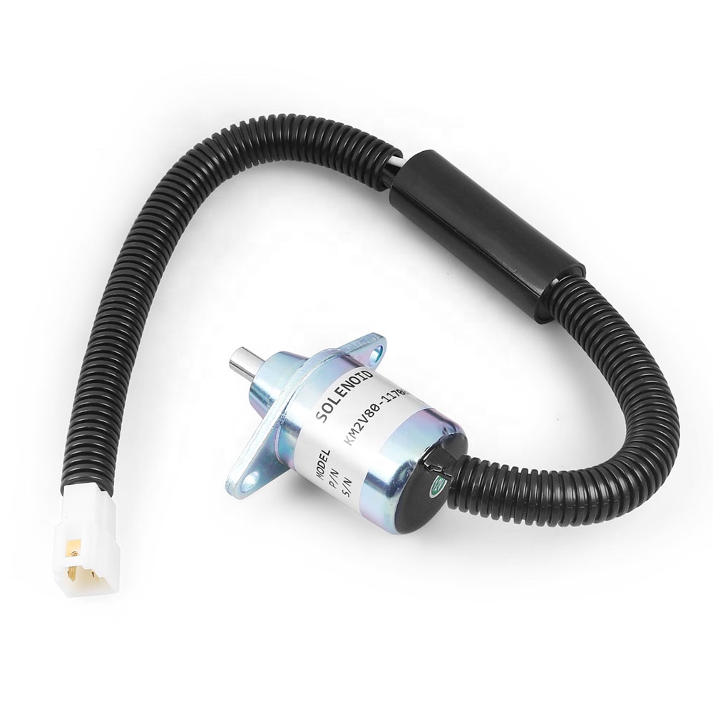 KM2V80-11700A 12В топливный запорный соленоид клапан для генератора дизельного двигателя маслом остановочный соленоид клапан