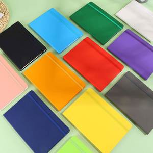 Carnet A5 en PU, couverture rigide, haute qualité, imperméable, épaissi, journal scolaire, agenda, logo personnalisé pour entreprise, cadeau d'affaires - Product Image 5