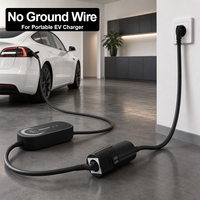 Adaptateur de mise à la terre portable pour VE pour maison de vacances et recharge temporaire Chargeur VE sans mise à la terre 16A 3.6kW
