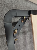 Cadre de lit en fer et acier robuste avec lattes en bois, écologique, pliable, base de matelas durable, design moderne pour bébés et enfants