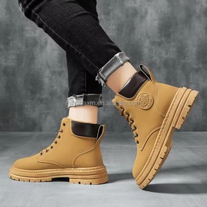 <span class=keywords><strong>Botas</strong></span> de Motocicleta para Hombre, <span class=keywords><strong>Invierno</strong></span>, Diseño Moderno y Versátil con Cordones, Suela Gruesa, Forro Cálido de Algodón, Nuevas <span class=keywords><strong>Botas</strong></span> de Felpa para <span class=keywords><strong>Invierno</strong></span> - Product Image 6
