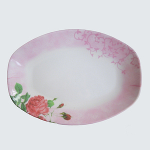 Platos Ovalados <span class=keywords><strong>de</strong></span> Melamina <span class=keywords><strong>de</strong></span> 10 Pulgadas x 7 Pulgadas para Cena, Fabricante <span class=keywords><strong>de</strong></span> Platos con Impresión <span class=keywords><strong>de</strong></span> Flores - Product Image 1