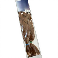 Extensions de cheveux tressés Jumbo 48" 180g, synthétiques, pré-étirées, pour tressage à l'eau chaude, pour femme