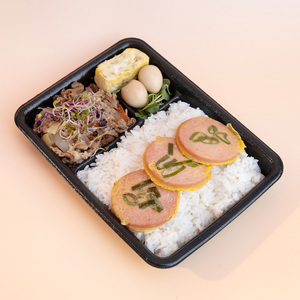 Bento Box 30 off PP Foam 3 Compartment Lunch Container <b>Kitchen</b> Food Storage Ecotainer PS Foam Alternative lunch box - Product Image 4