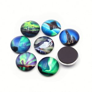 Factory Direct High Quality Customized Logo 3D Glass <b>Fridge</b> Magnet Low MOQ Souvenir Gift - Product Image 4