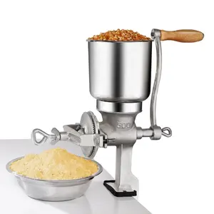 500#Grain Grinder Manual Corn Mill With High Hopper