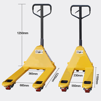 2000kg 2500kg 3000kg Pu Roue Nylon Roue Main Transpalette Transpaleta Manuel Chine avec CE