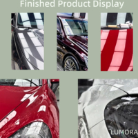 Peinture transparente LUMORA pour voiture 1L – Peinture de réparation acrylique finition mate transparente haute performance pour application au pistolet – Vente en gros