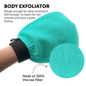 Gant exfoliant en viscose écologique naturel pour le corps, Kessa marocaine, gant de bain beauté, gants exfoliants personnalisés pour la douche, vente en gros - Product Image 3