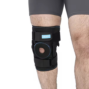 Rodilleras ortopédicas médicas ajustables Soporte <span class=keywords><strong>Ortesis</strong></span> <span class=keywords><strong>articulada</strong></span> Rodillera con doble bisagra - Product Image 6