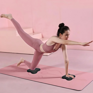 Colchoneta de Protección para <span class=keywords><strong>Yoga</strong></span>, Entrenamiento, Pilates, Antideslizante, Acolchada, Gruesa, con Amortiguación, Soporte Plano para Equilibrio - Product Image 1