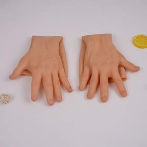 Guantes de silicona suave con uñas postizas para manos de chica joven, ideales para MTF, Crossdress, transmisiones en vivo, películas, cosplay - Product Image 6