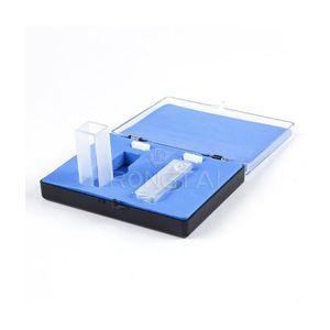 RONGTAI Laboratório 10mm Quartz Cuvette China Atacadista RT751 2 Pcs/Box Colorímetro Fotomecânico Quartz Cuvette - Product Image 3