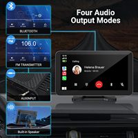 Reproductor Multimedia para Auto con Pantalla Táctil Inalámbrica Universal de 7 Pulgadas, Compatible con CarPlay y Android, GPS en Tiempo Real, Cámara de Reversa, Ranura para Tarjeta SD, OEM/ODM