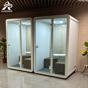 Cabine de réunion privée sur mesure pour 2-3 personnes cabine téléphonique silencieuse équipe de travail cabine insonorisée cabine acoustique pour le bureau - Product Image 5