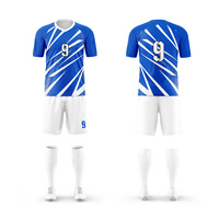 Camiseta de Fútbol Retro Unisex Personalizada OEM, Transpirable, con Franjas, Estilo Vintage Clásico