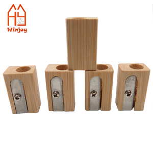 Tre Tự Nhiên Duy Nhất Một Lỗ Bút Chì Mài Biểu Tượng Tùy Chỉnh In Ấn Trường Nguồn Cung Cấp Bút Chì Mài Thân Thiện Với Môi Cho Trẻ Em - Product Image 3