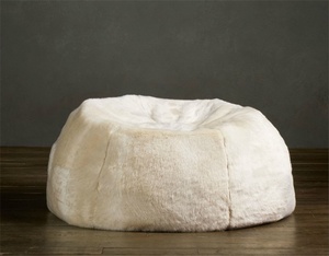 New arrivals multicolor furniture winter luxury giant <strong>faux</strong> <strong>fur</strong> bean bag chair foam filling <strong>beanbag</strong> - Product Image 2