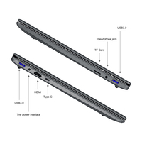 Ordinateur portable professionnel ultra-fin de 15,6 pouces, Intel Core I5-13500h, 8 Go de RAM, 512 Go de SSD, Wi-Fi, Windows 11, version anglaise d'occasion