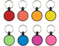 Étiquette d'identification intelligente pour chien Premium Mini RFID NFC avec code QR, lecture facile, accès instantané au profil et alertes de localisation en temps réel