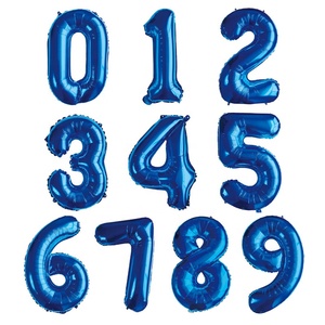 Nouveau dernier 2023 16 ''hélium grande lettre Alphabet numéro chiffres Figure feuille ballons pour fête saint valentin bébé douche mur déco - Product Image 4