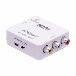 ตัวแปลงสัญญาณ HDMI เป็น RCA AV พร้อมระบบเพิ่มความละเอียดภาพขนาดเล็ก รองรับความละเอียดสูงสุด 1080P - Product Image 1