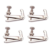 Argent 4/4-3/4 1/2-1/4 Violon Cordes Plaque Cordes Crochet Chevilles Violon Fine Accordeur Pour Instruments À Cordes Accessoires