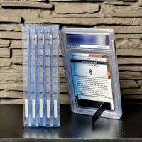 Protection antichoc en TPU pailleté de haute qualité pour cartes gradées PSA avec béquille dissimulée et protection d'écran, logo personnalisé pour cartes PSA sous plaque