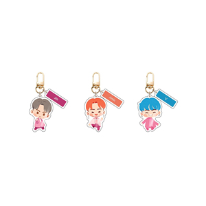 Customized Version Q Image for Acrylic <b>Key</b> Chain Cartoon <b>Key</b> <b>Ring</b> Pendant Accessories Star Periphery UV Printing - Product Image 2