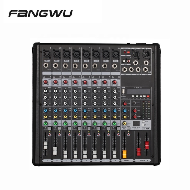 Professional DJ 8 Channel Audio Mixer with Low Price