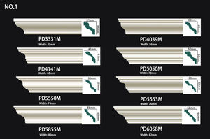 Moulage à <span class=keywords><strong>angle</strong></span> plat PU décoration intérieure classique de la maison décoration de <span class=keywords><strong>plafond</strong></span> en polyuréthane - Product Image 4