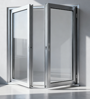 Puerta Corredera de Cocina Moderna Personalizada VOBO, Aislamiento Térmico, Aleación de Aluminio, Doble Vidrio, Certificación Energy Star